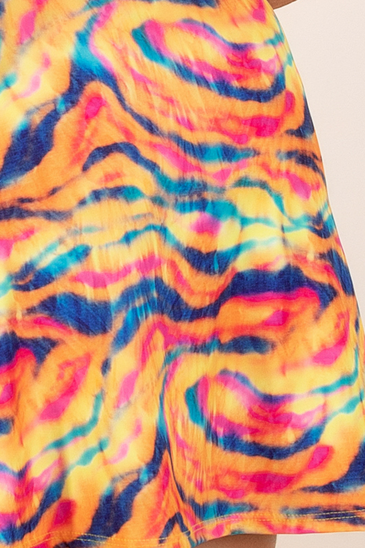 Tie Dye Wrap Skirt with shorts - BAHAMAS