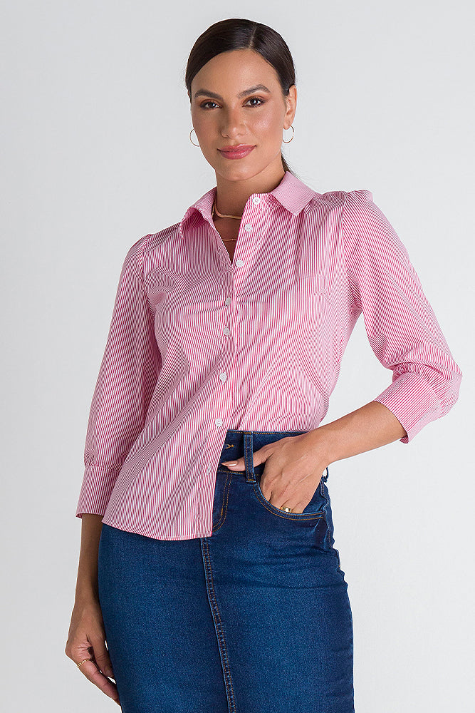 Cherry Striped Shirt – Sabrina