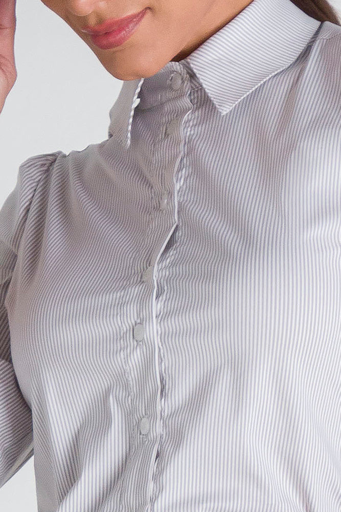Nude Striped Shirt – Sabrina